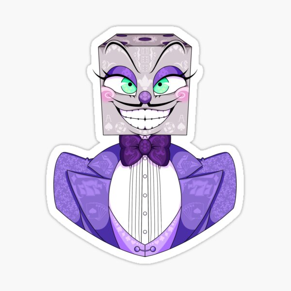 king dice Sticker for Sale by demiitrees