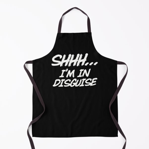 Item preview, SHHH... I'm In Disguise - Funny Spy Saying designed and sold by Delightfully Cynical.