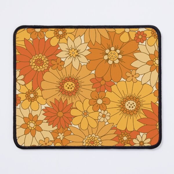 Item preview, 70s Retro Daisy Floral - Harvest designed and sold by latheandquill.