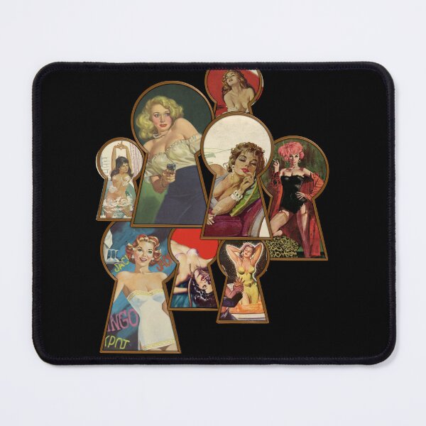 Item preview, Keyhole Pinups designed and sold by Mount-Molehill.