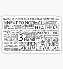 Musicals Sticker