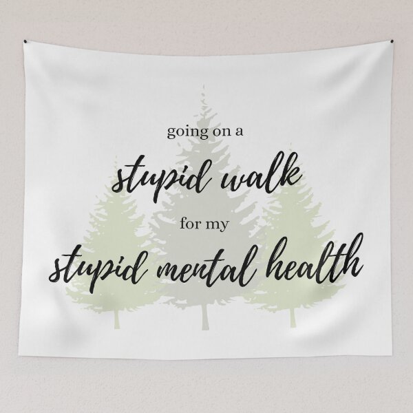 Item preview, John Green, Going on a stupid walk for my stupid mental health designed and sold by BiDruidEnergy.