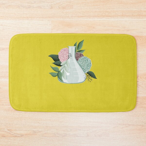 Item preview, Floral Erlenmeyer Flask Sticker designed and sold by DonnaBradsha.