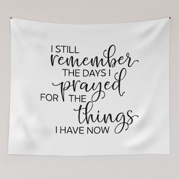 Item preview, I Still Remember | Christian Faith | Prayer designed and sold by NobleForte.