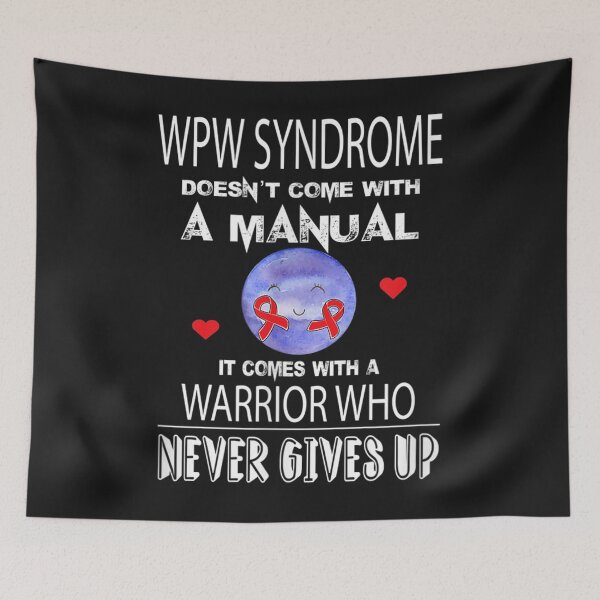 Item preview, Wolff Parkinson White Syndrome Never gives up warrior T-Shirt designed and sold by Kellner-Platt.