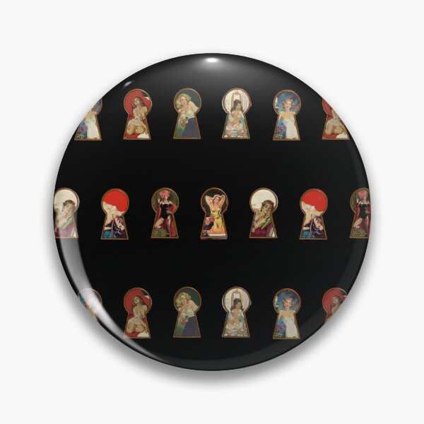 Item preview, Mini Keyhole Pinups designed and sold by Mount-Molehill.