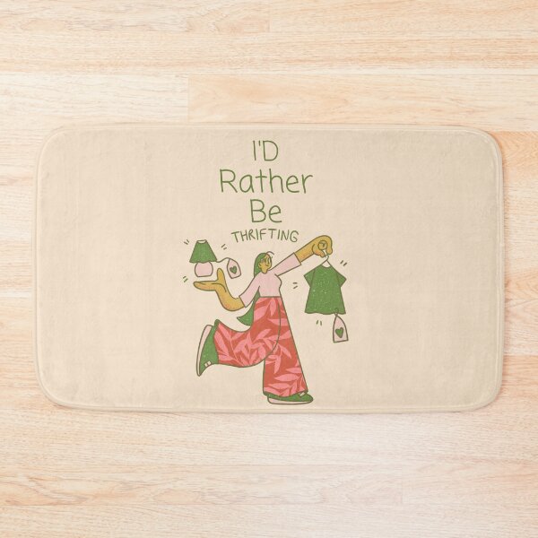 Item preview, I'd Rather be Thrifting designed and sold by ThoughtfulyCute.