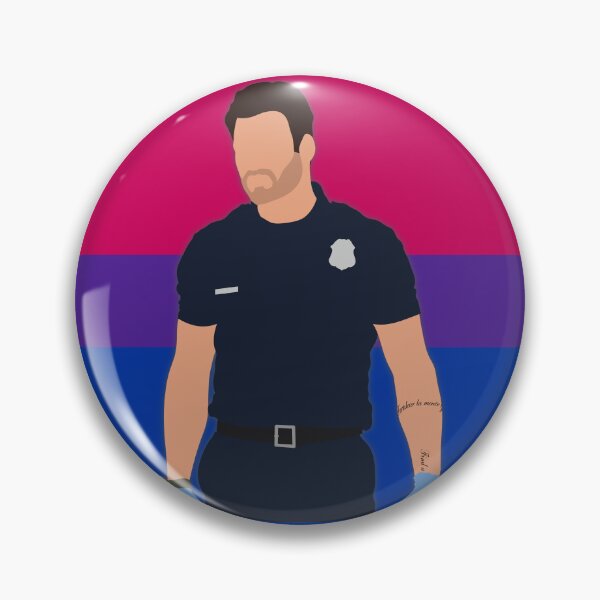 Item preview, Eddie Diaz Bisexual Pride Cutout designed and sold by sadieyuki.