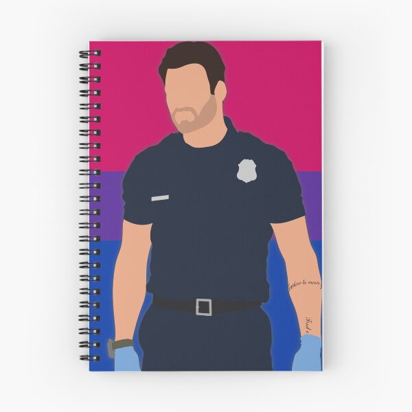 Item preview, Eddie Diaz Bisexual Pride Cutout designed and sold by sadieyuki.