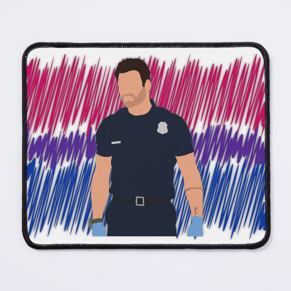 Item preview, Eddie Diaz Bisexual Pride Cutout designed and sold by sadieyuki.