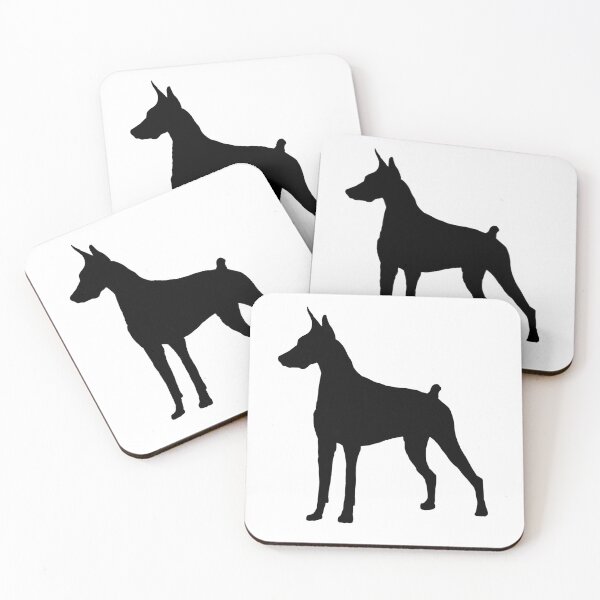 Aperçu de l'œuvre Silhouette de Doberman, conception simple de Doberman créée et vendue par Kaleikaydesign.