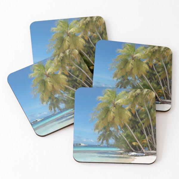 Item preview, Tropical Beach Palms - Watercolour Style designed and sold by WWWC2288.