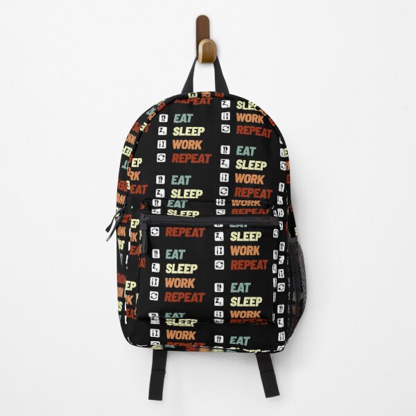 Item preview, Eat Sleep Work Repeat designed and sold by Denti Kanys ⭐⭐⭐⭐⭐.