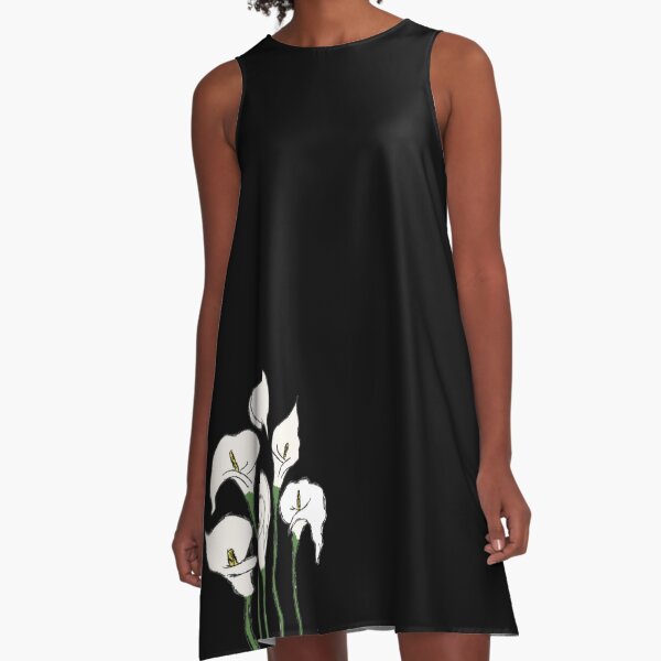 Calla Lillies A-Line Dress