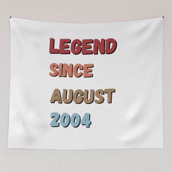 Item preview, Legend since august 2004 18 years of being awesome designed and sold by xbatata.