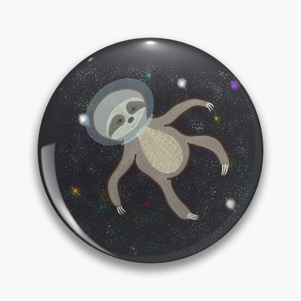 Aperçu de l'œuvre Space Sloth, prêt pour le lancement créée et vendue par Rebecca Kelwaski.