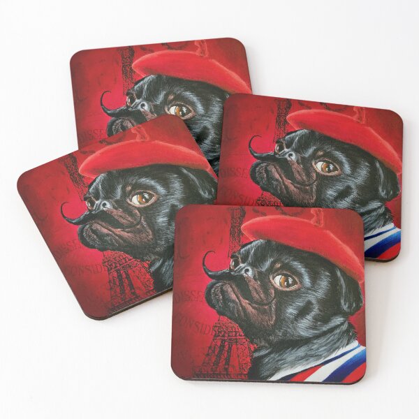 Item preview, Parisian Pug designed and sold by SabinasArts.
