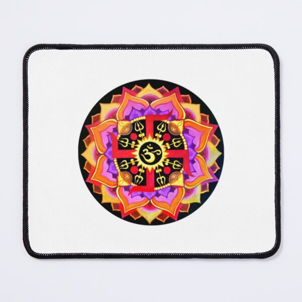 Item preview, Om Trishul Mandala   designed and sold by TheHippiestHobo.
