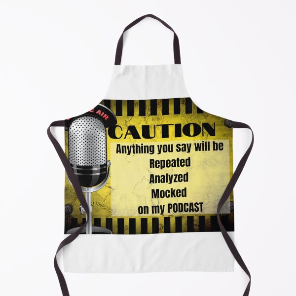 Item preview, Podcaster Caution Sign designed and sold by Kreadiv.