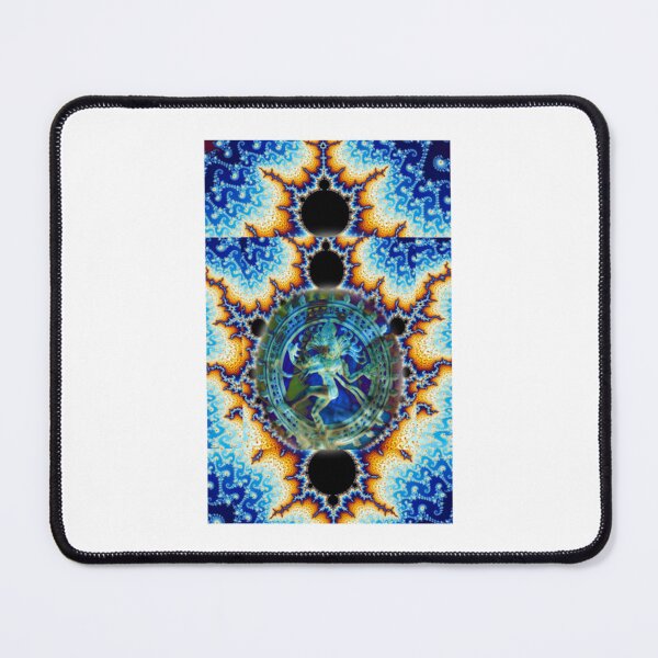 Item preview, Shiva and Mandlebrot_blue   designed and sold by TheHippiestHobo.