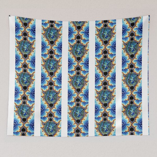 Item preview, Shiva and Mandlebrot_blue   designed and sold by TheHippiestHobo.