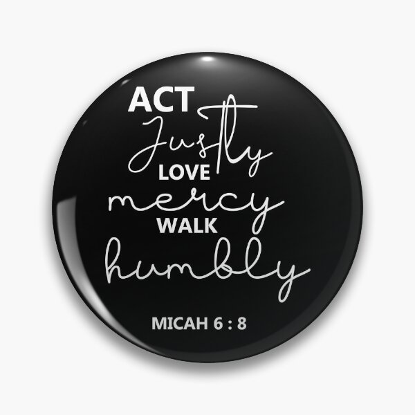 Item preview, Act Justly Love Mercy Walk Humbly | Bible Verse | Christian designed and sold by NobleForte.