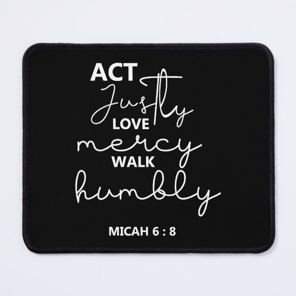 Item preview, Act Justly Love Mercy Walk Humbly | Bible Verse | Christian designed and sold by NobleForte.