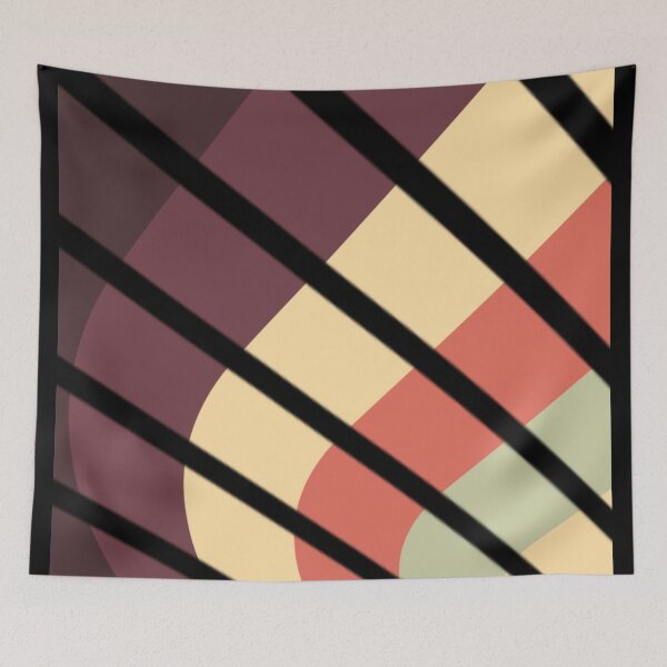 Item preview, Retro colours abstract artwork  designed and sold by TipTopTapo.