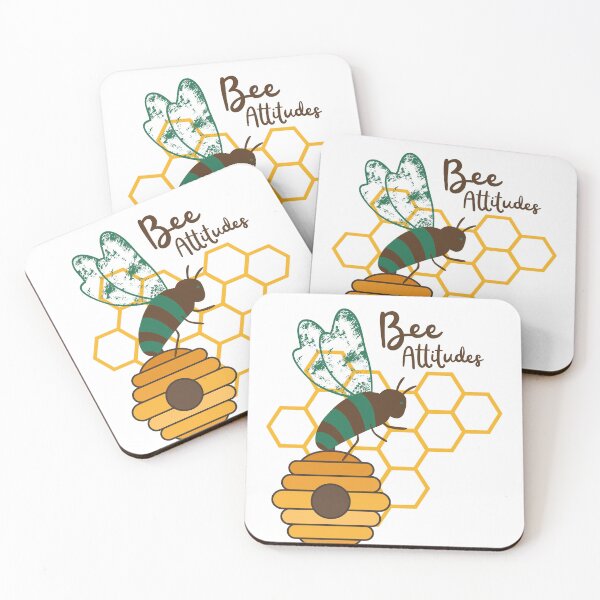 Item preview, "Bee Attitudes" Honeycomb T-shirt designed and sold by ChristCentered.
