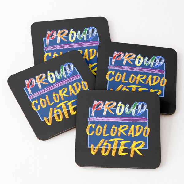 Item preview, Vote Colorado LGBT Proud Voter USA State Equality designed and sold by artfulnotebook.