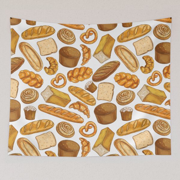 Item preview, Bread and Pastry Bakery Pattern  designed and sold by silviaol.