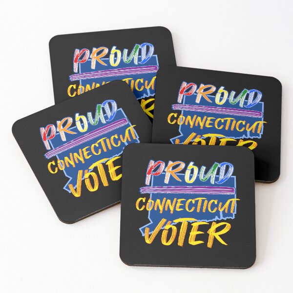 Item preview, Vote Connecticut LGBT Proud Voter USA State Equality designed and sold by artfulnotebook.