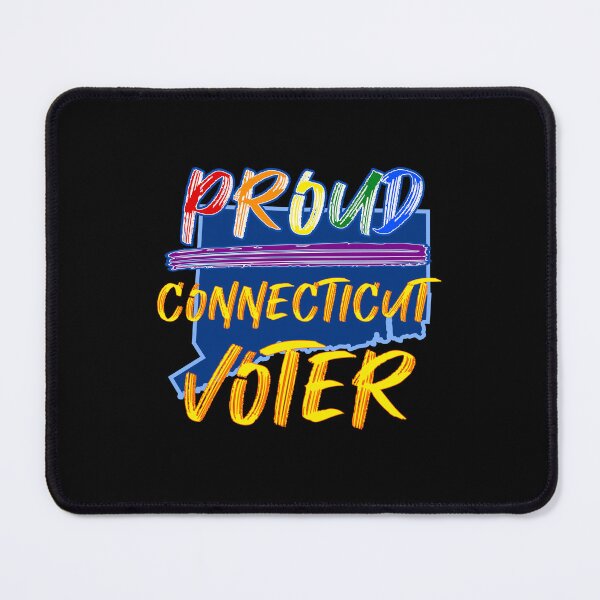 Item preview, Vote Connecticut LGBT Proud Voter USA State Equality designed and sold by artfulnotebook.
