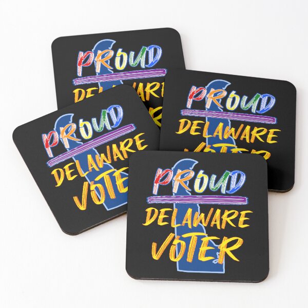 Item preview, Vote Delaware LGBT Proud Voter USA State Equality designed and sold by artfulnotebook.
