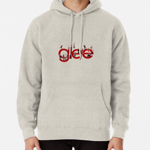 logotipo de Glee con el elenco Sudadera con capucha