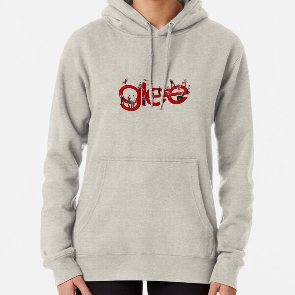 glee logo with the cast Sweat à capuche épais