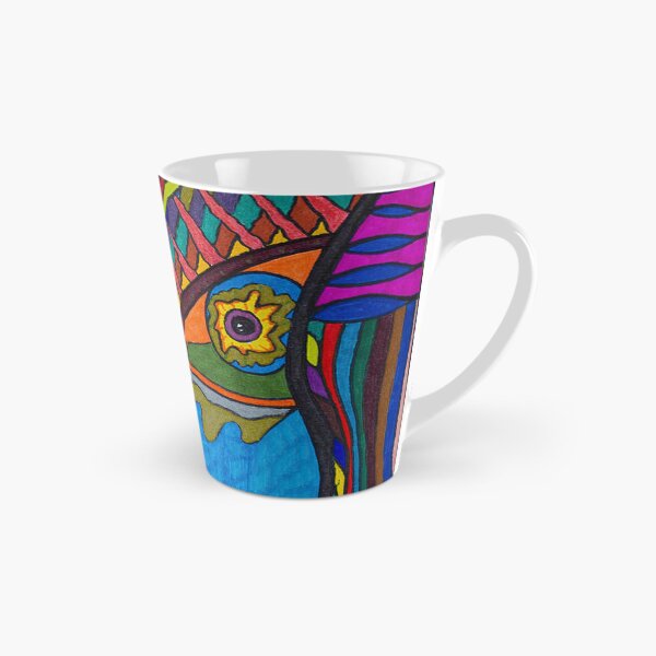Item preview, Funky Abstract Style Art Face with Dots and Stripes Throw Pillow for decoration and gift for mom, mum, mummy designed and sold by THASSON.