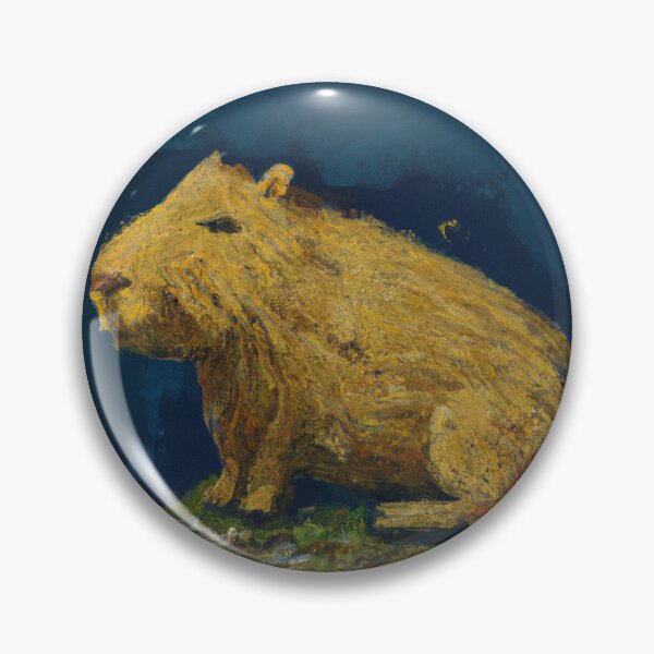 Item preview, Cappybara painting art designed and sold by pieman73.