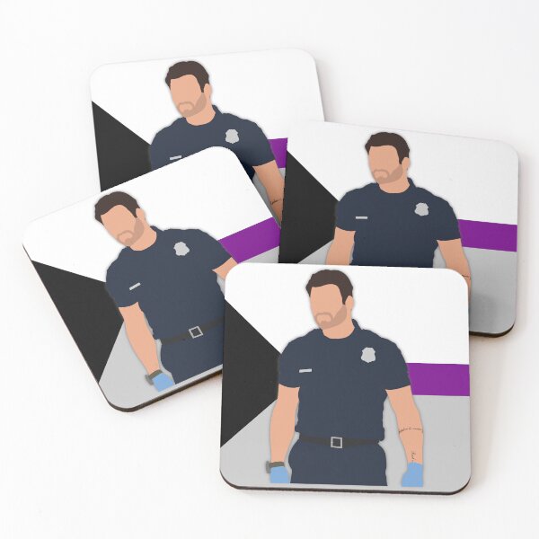 Item preview, Eddie Diaz Demisexual Pride Cutout designed and sold by sadieyuki.