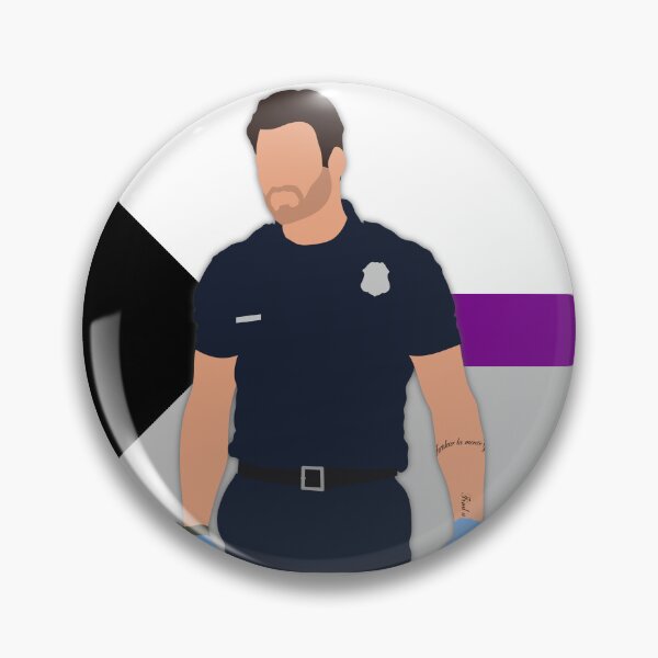 Item preview, Eddie Diaz Demisexual Pride Cutout designed and sold by sadieyuki.