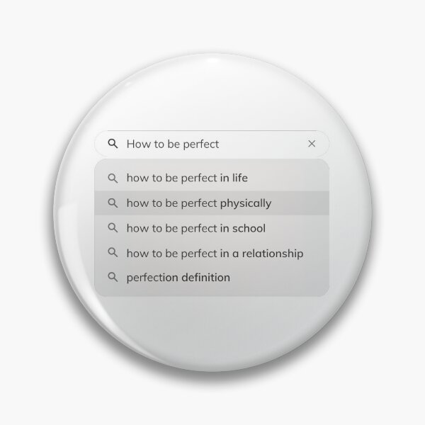 Item preview, “How to be perfect” search designed and sold by KousKo :).