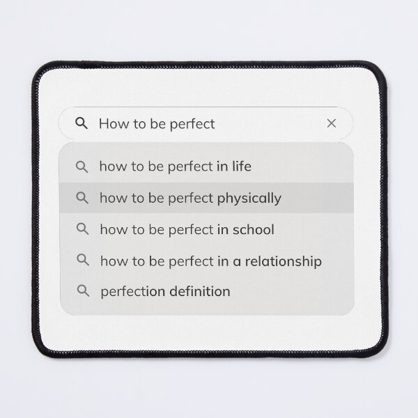 Item preview, “How to be perfect” search designed and sold by KousKo :).