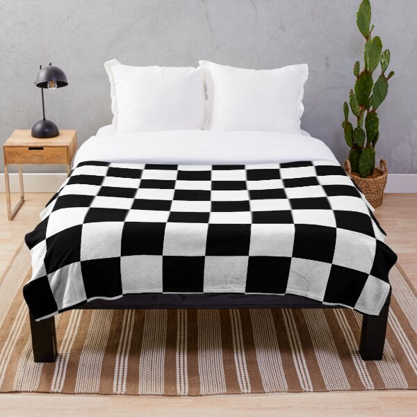 Item preview, Seamless Chess Pattern, Black and White Checkerboard designed and sold by TheCatmeow2000.