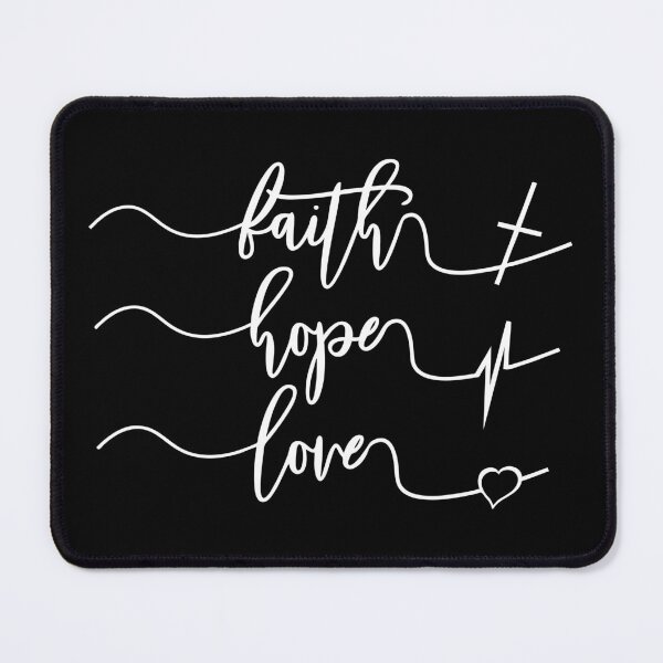 Item preview, Faith Hope Love | Christian  | Faith Quote designed and sold by NobleForte.