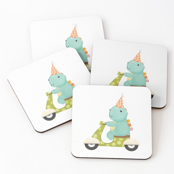 Item preview, T-Rex Riding a Scooter Circus Dino Series designed and sold by darklanterndsn.