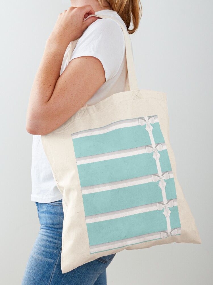 blue gift Tote Bag for Sale by parrawillber