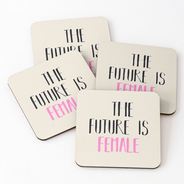 Item preview, Typography The future is female - Girl power designed and sold by ArtCreativeSACB.