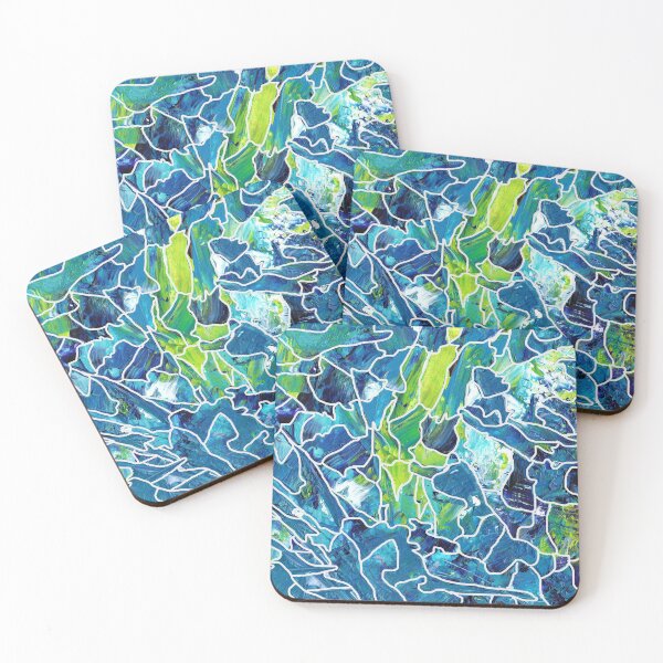Item preview, Arcylic paint abstract art designed and sold by kfiesta.
