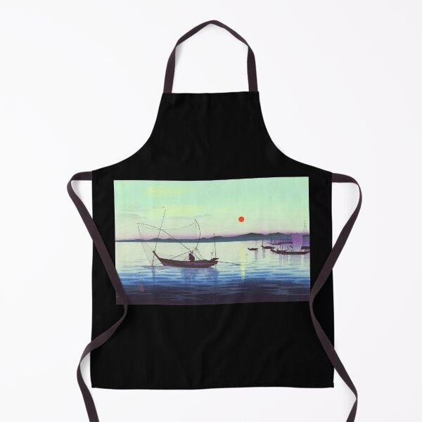 Item preview, Boats and setting sun by Ohara Koson (1877-1945); from The Rijksmuseum designed and sold by mbuz90.