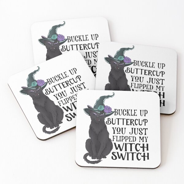 Item preview, Black Witch Cat designed and sold by DearSunny.